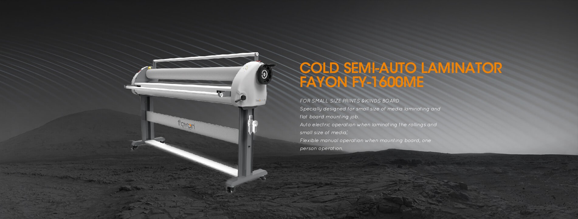 Cold Semi-Auto Laminator Fayon FY-1600ME