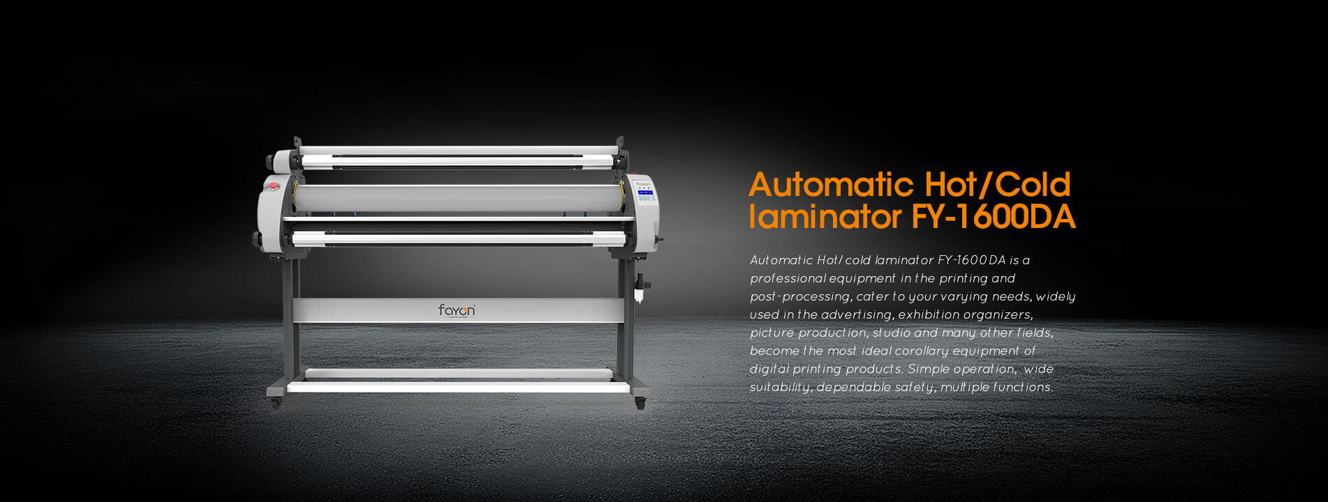 Automatic Hot/Cold  laminator FY-1600DA